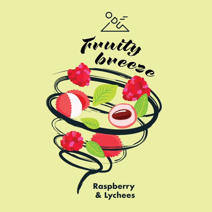 !NEW Raspberry & Lychees Fruity Breeze