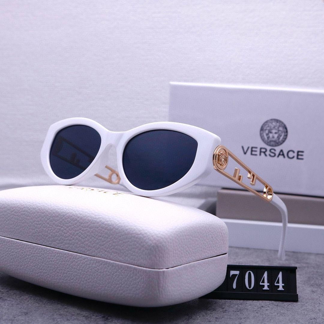 Versace White & Gold Chic Cat Eye