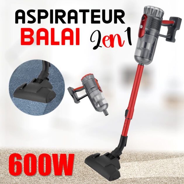 Techwood Aspirateur Balai 600W -TAB-959