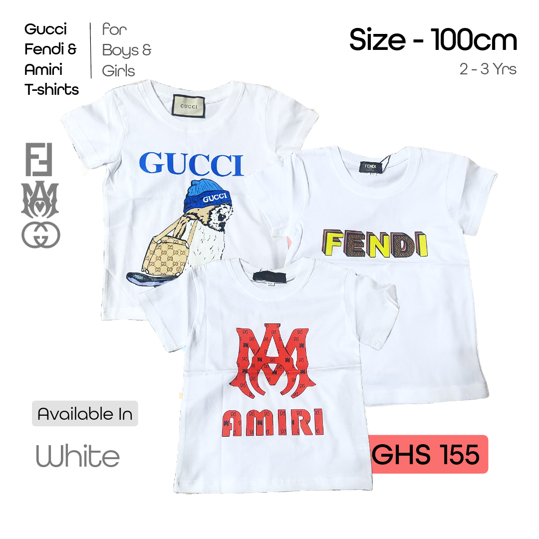 Gucci, Fendi & Amiri T-shirt 