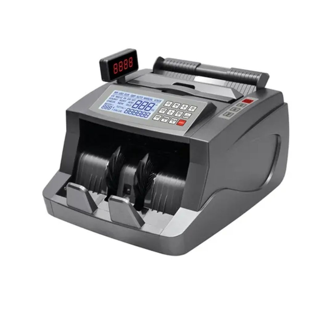 Money Counter Machine Bill Counter UV/MG/IR/3D Counterfeit Detection Automatic Currency Cash Counting Machine(LCD Display)