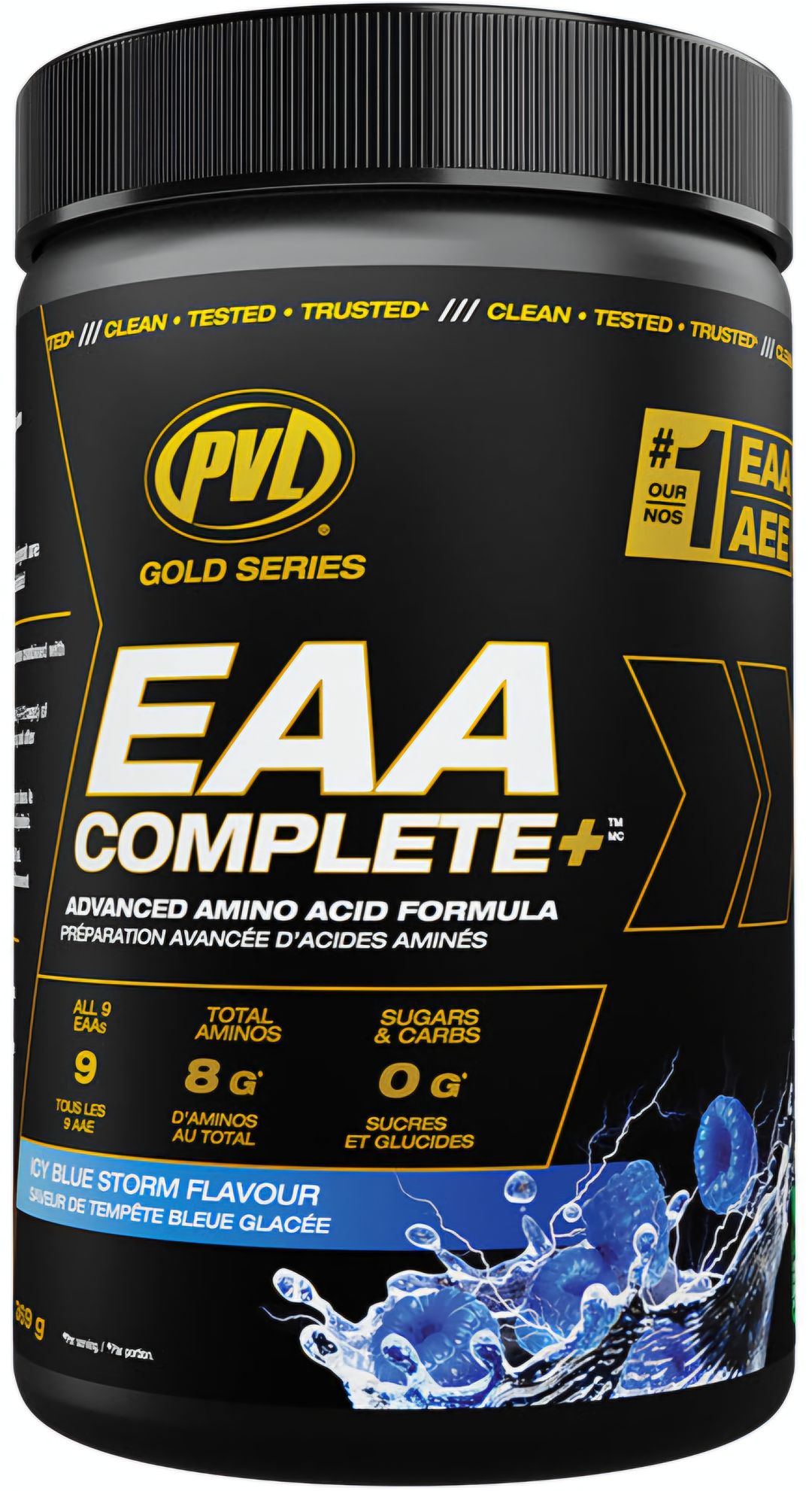 PVL GOLD SERIES EAA + BCAA ICY BLUE STORM 30 SERV