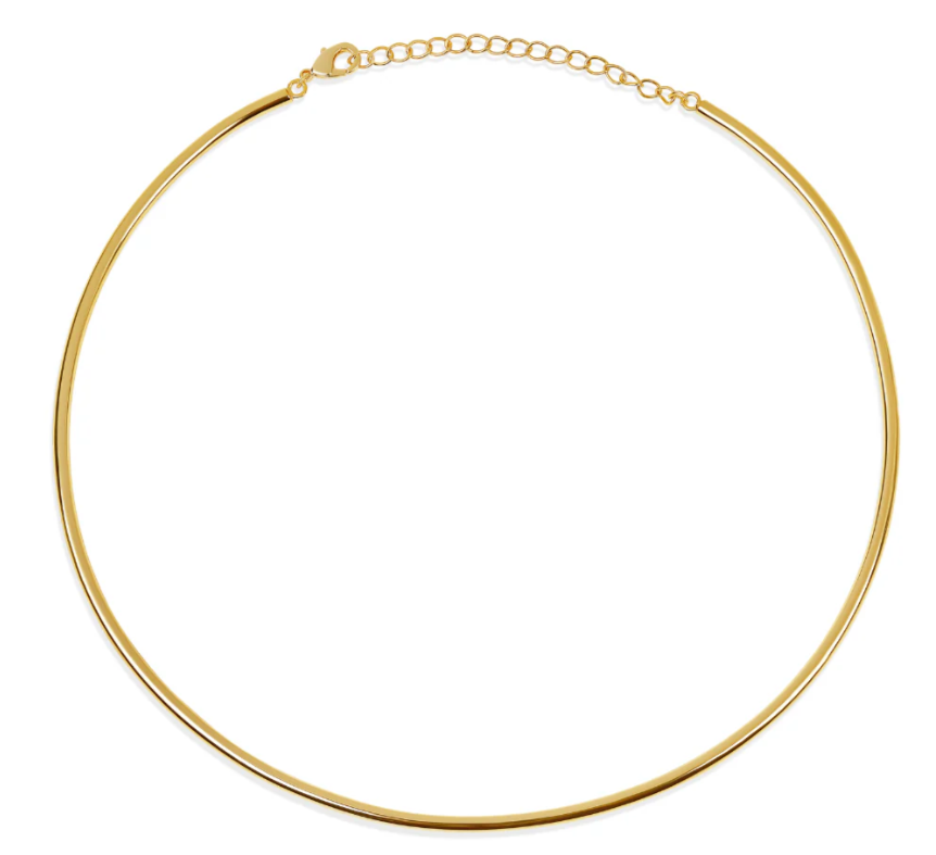 Classic Gold Tennis Necklace