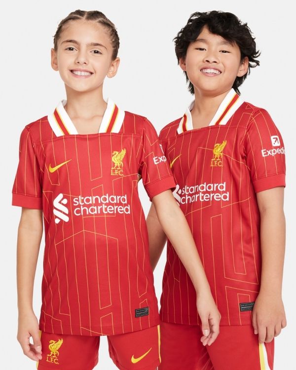 Nike Liverpool F.C 2024/25 Stadium Home Kid’s jersey (Shirt + Short)