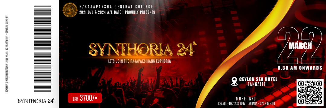 SYNTHORIA 24' OFFICIAL E-TICKET