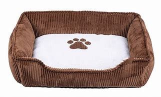 DOG BED-SQUARE CORDOROY (MED)DIA 1.7M