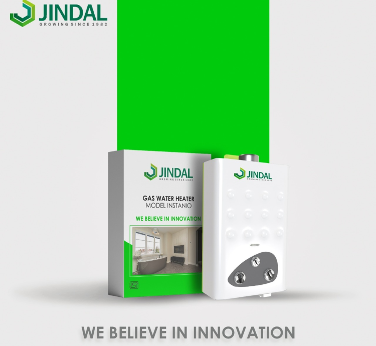 JINDAL INSTANIO GAS WATER HEATER 6L