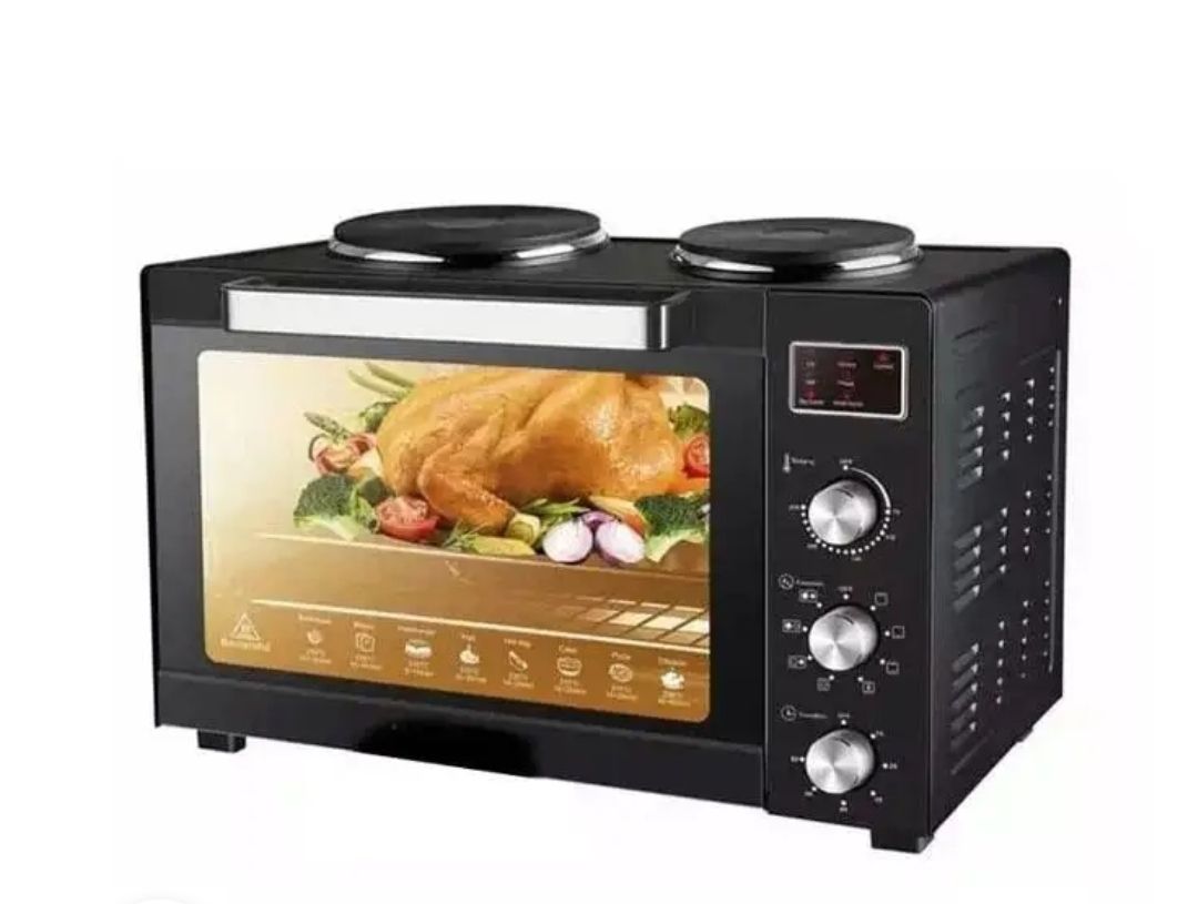 Sayona Electric Oven 45 Litres| SO-4425| Sayona 45 Litres SO4425 Electric Oven With Hotplates