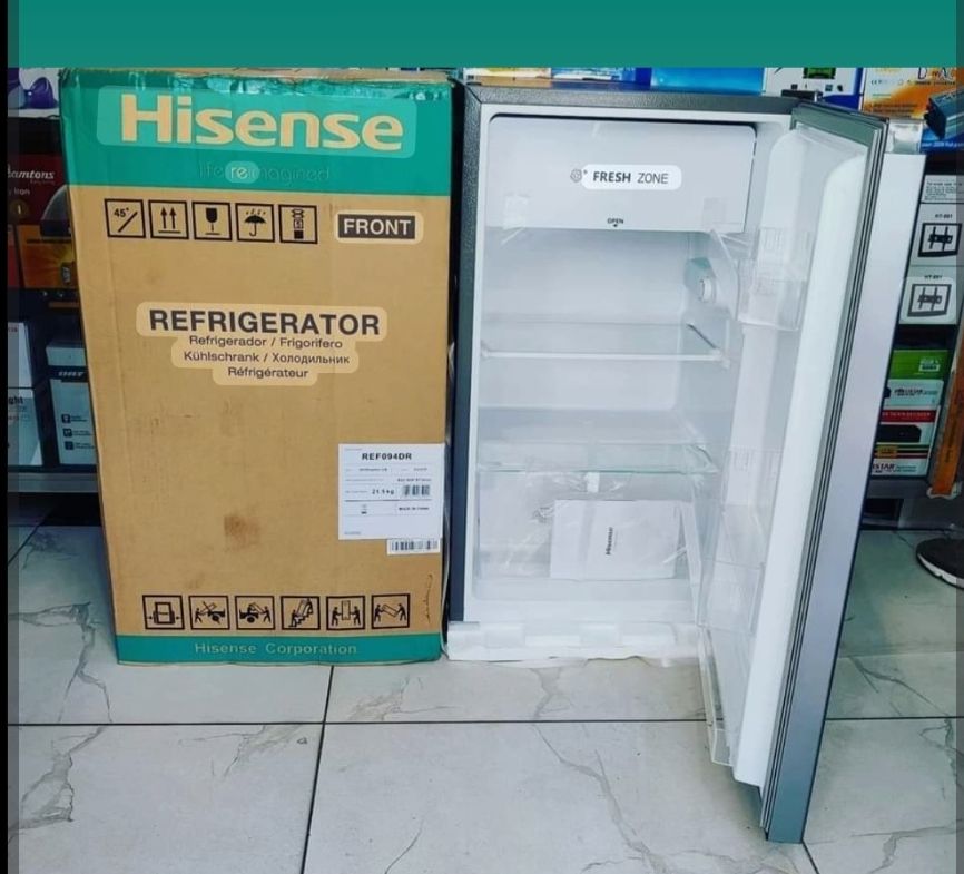 Hisense 120L Single Door Silver Fridge