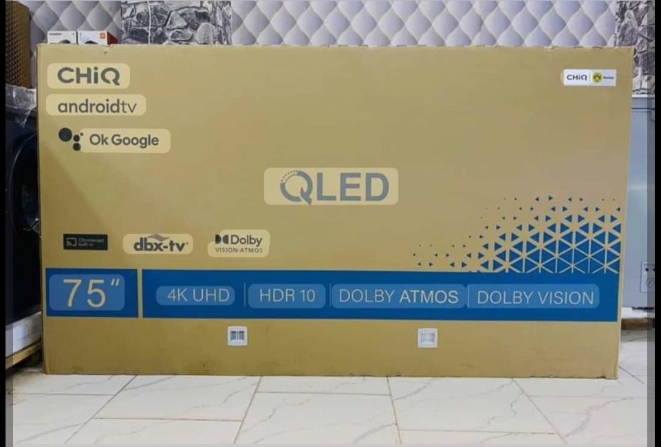 CHiQ 75 inch QLED Android 11 UHD 4K Smart TV | U70M9