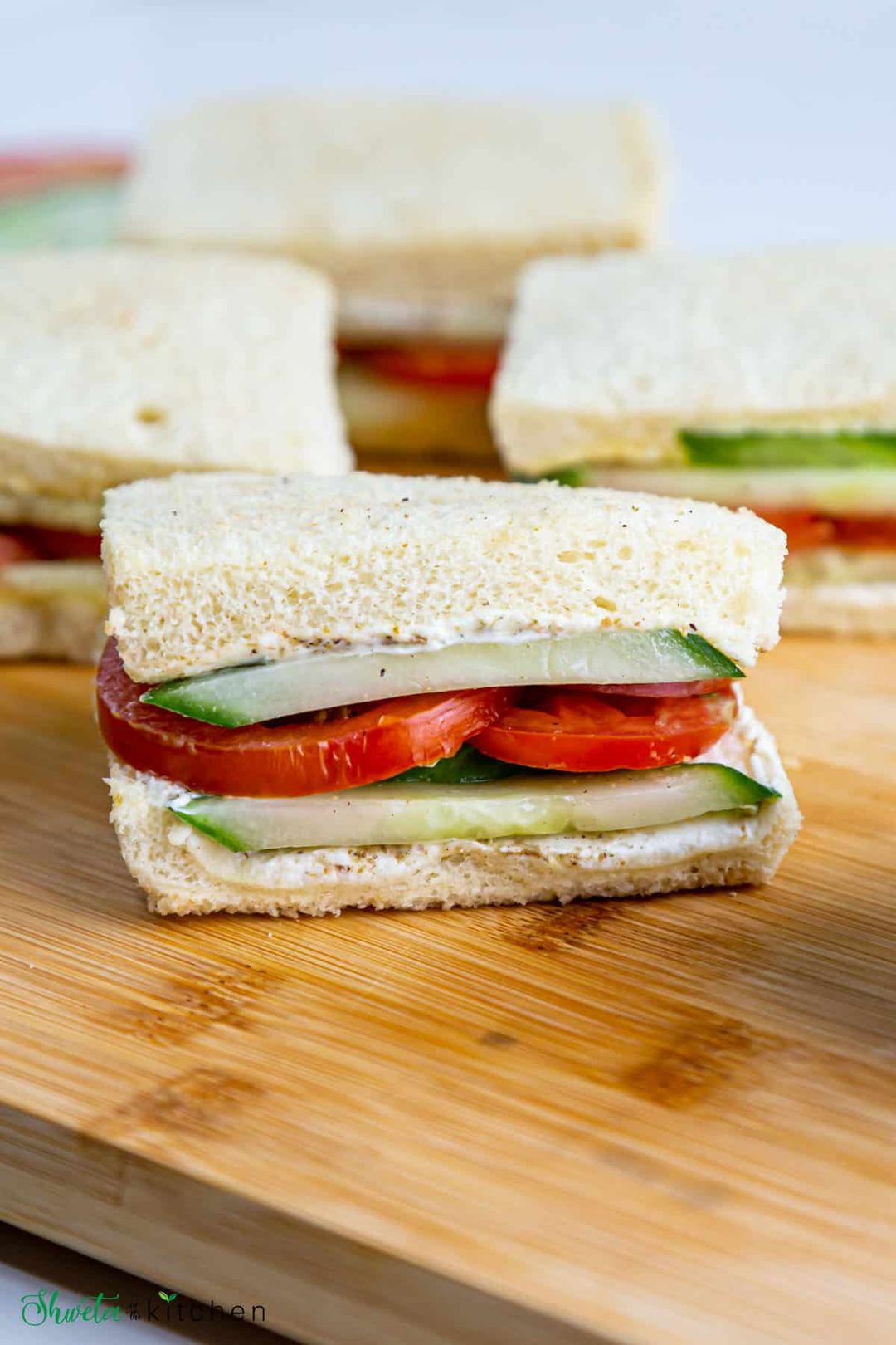 Cucumber & Tomato Sandwich