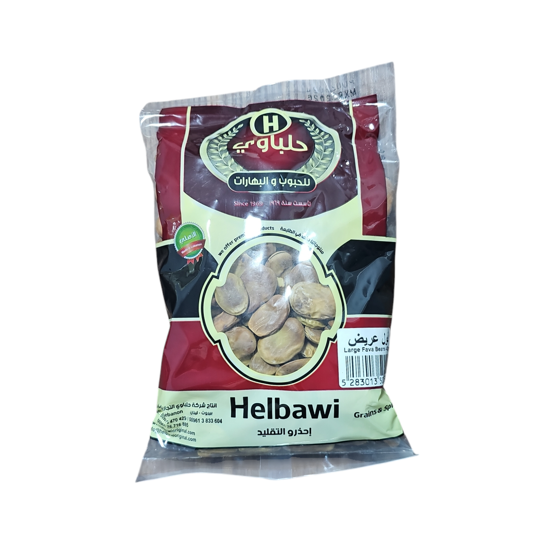 HELBAWI LARGE FAVA BEANS 900G