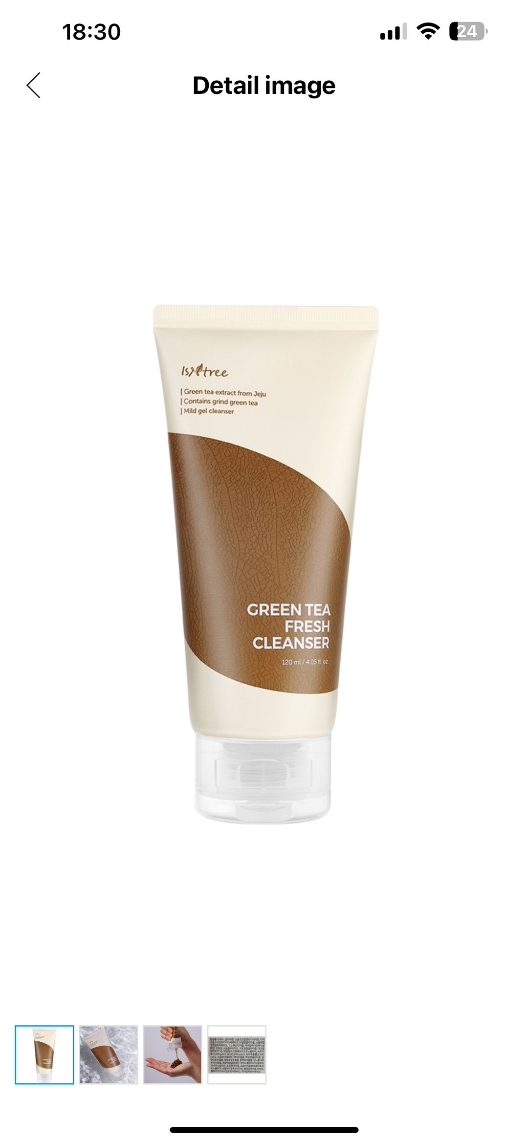 Green Tea Fresh Cleanser- Combination to oily skin types 