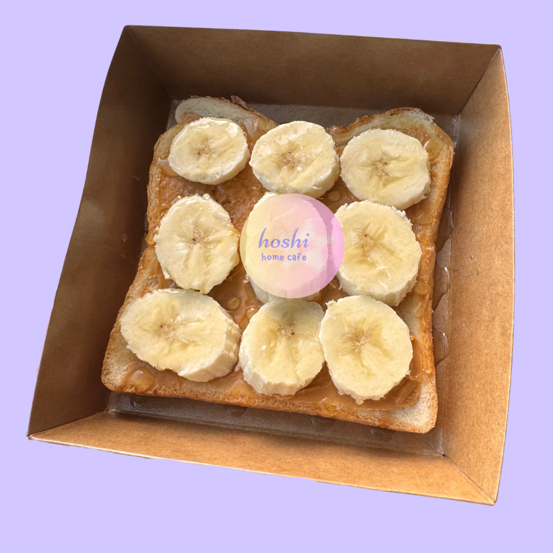 honey peanut butter banana toastie