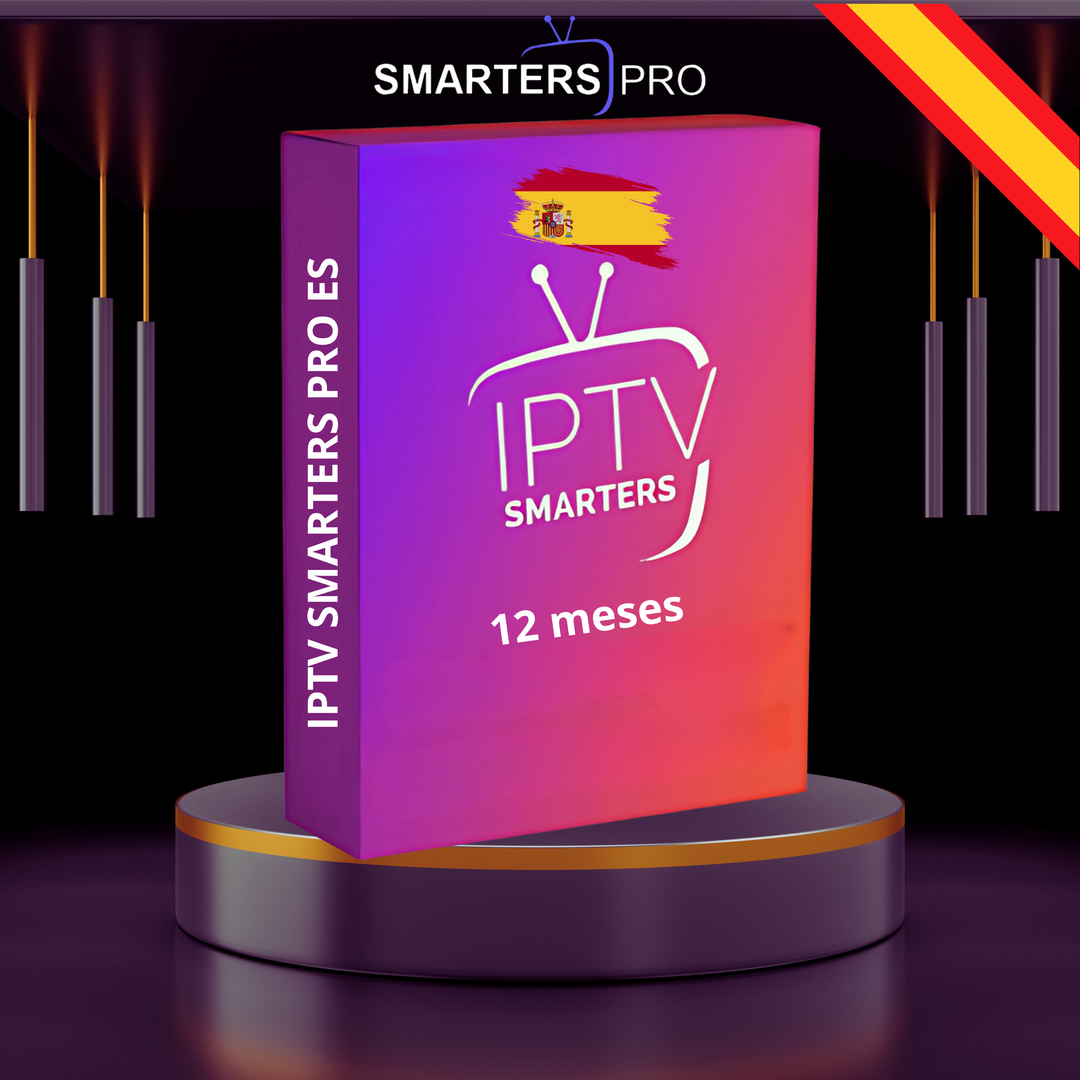 Suscripción IPTV Smarters Pro 12 meses | TV en vivo y deportes HD