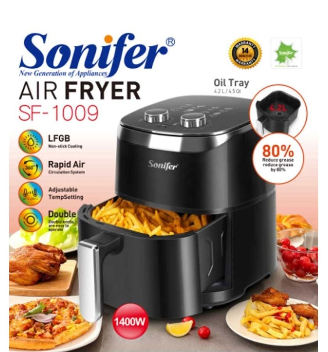 Sonifer 4.2 Litres Air Fryer (Model SF-1009). 