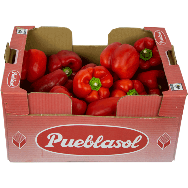 Red bell peppers Box