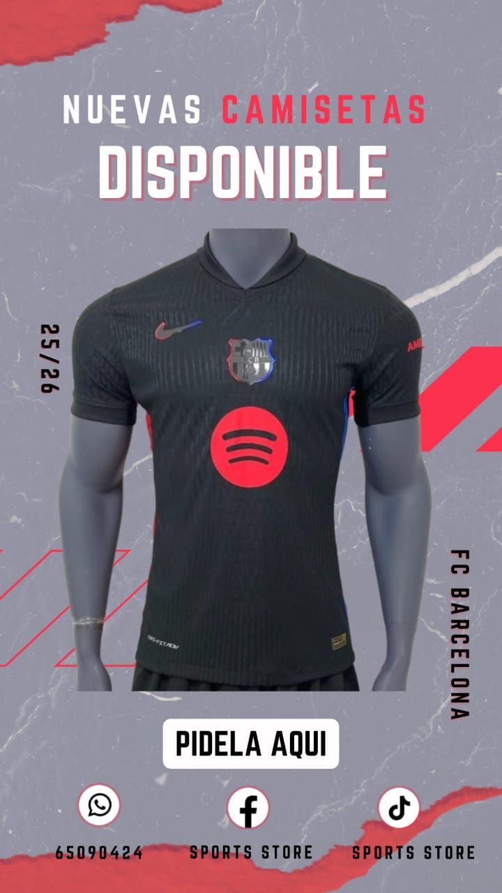 NUEVA CAMISETA BARCELONA VISITANTE 2025