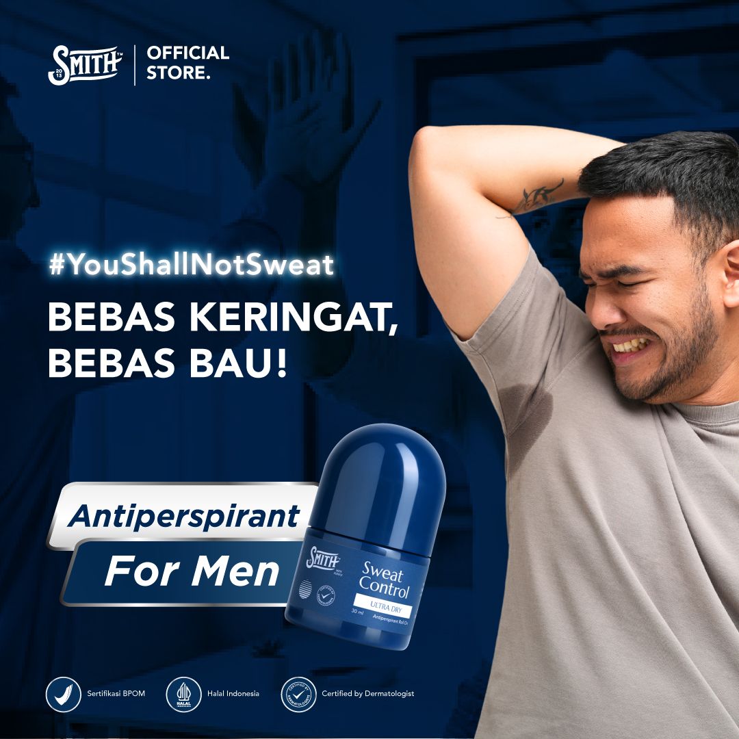 SMITH - Ultra Dry Sweat Control Antiperspirant Deodorant (Keringat Berlebih)