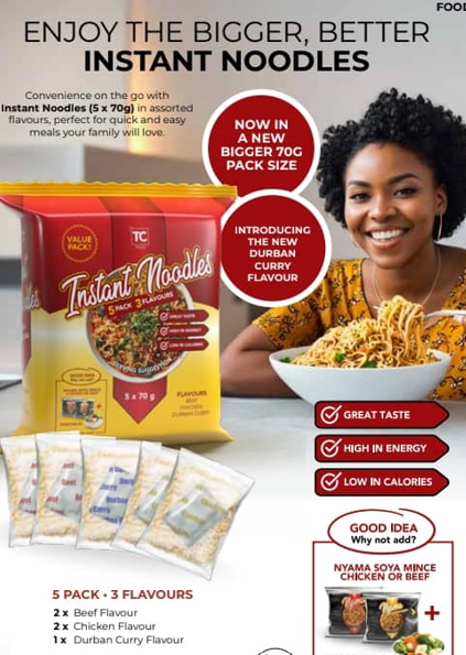 Instant Noodles 5 x 60g Assorted