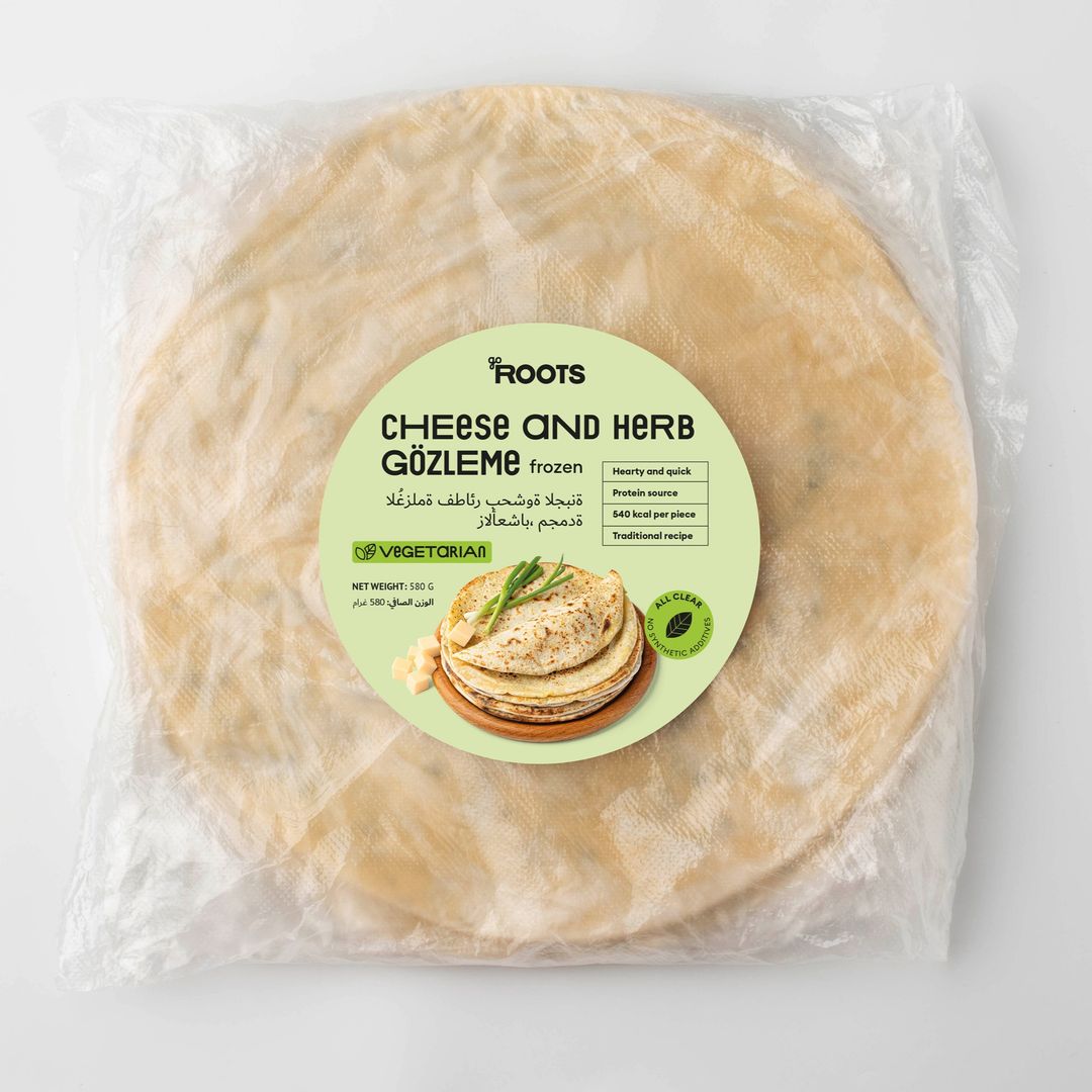 Roots Cheese & Herb Gözleme Frozen 580g