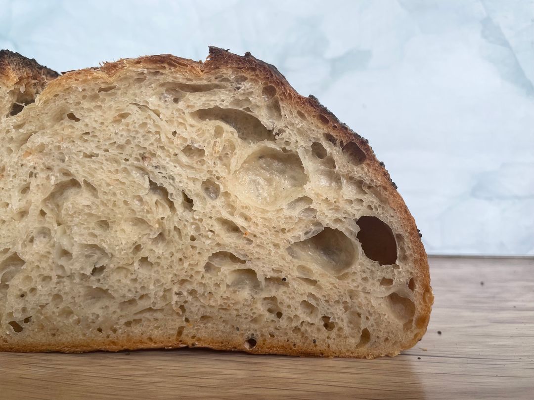 Potato and Poppy Sourdough Bread