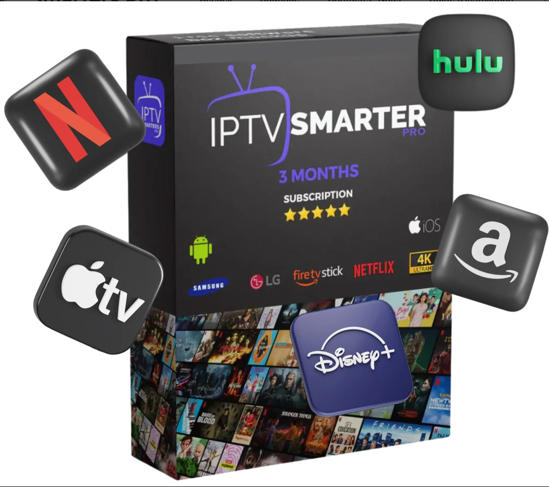 Abonnement Smarters Pro 3 Mois | IPTV Fiable et Rapide | Streaming Sans Coupure