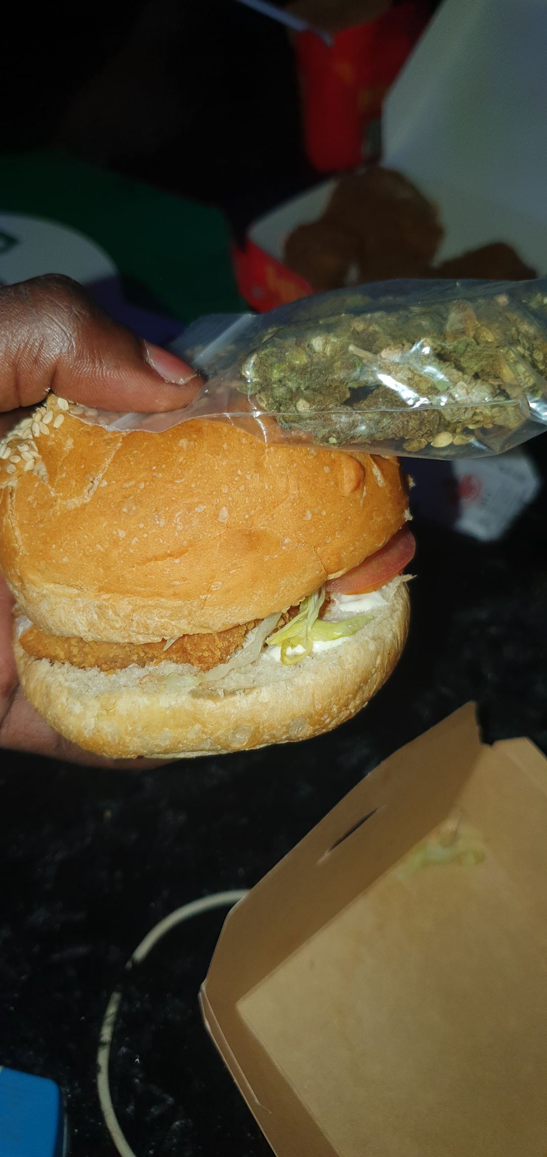 Burger with Stash 🍃