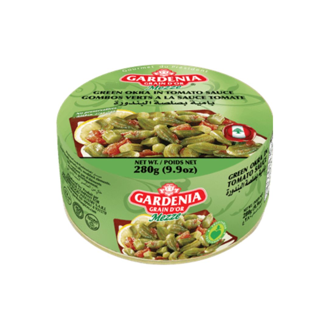 Gardenia green okra in tomato sauce 280g