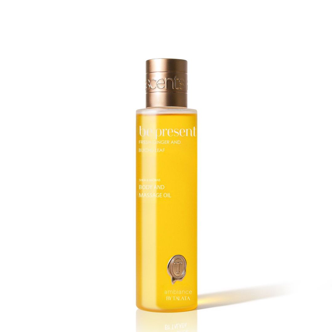 BE PRESENT | Fresh Ginger & Buchu Leaf Body & Massage Oil-150ml