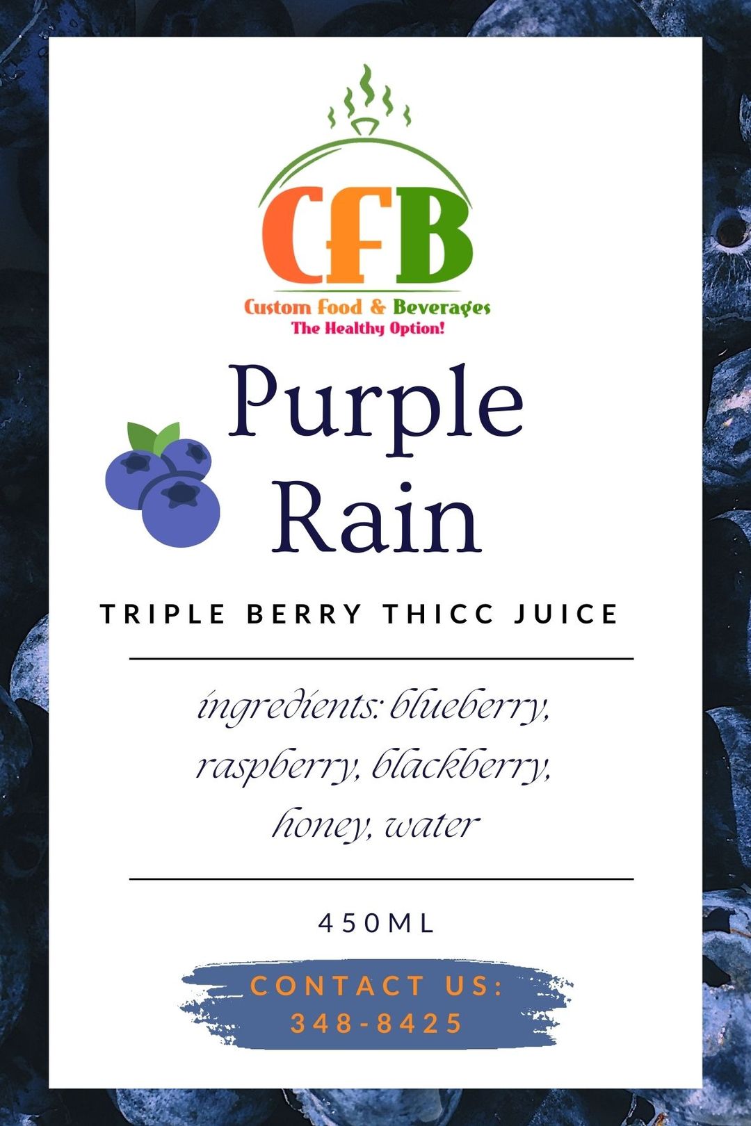 Purple Rain - Triple Berry Mix