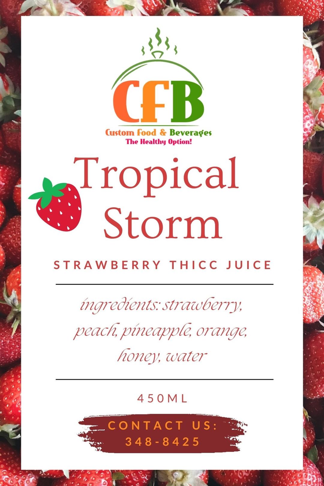 Tropical Storm - Strawberry Peach and Pineapple Mix