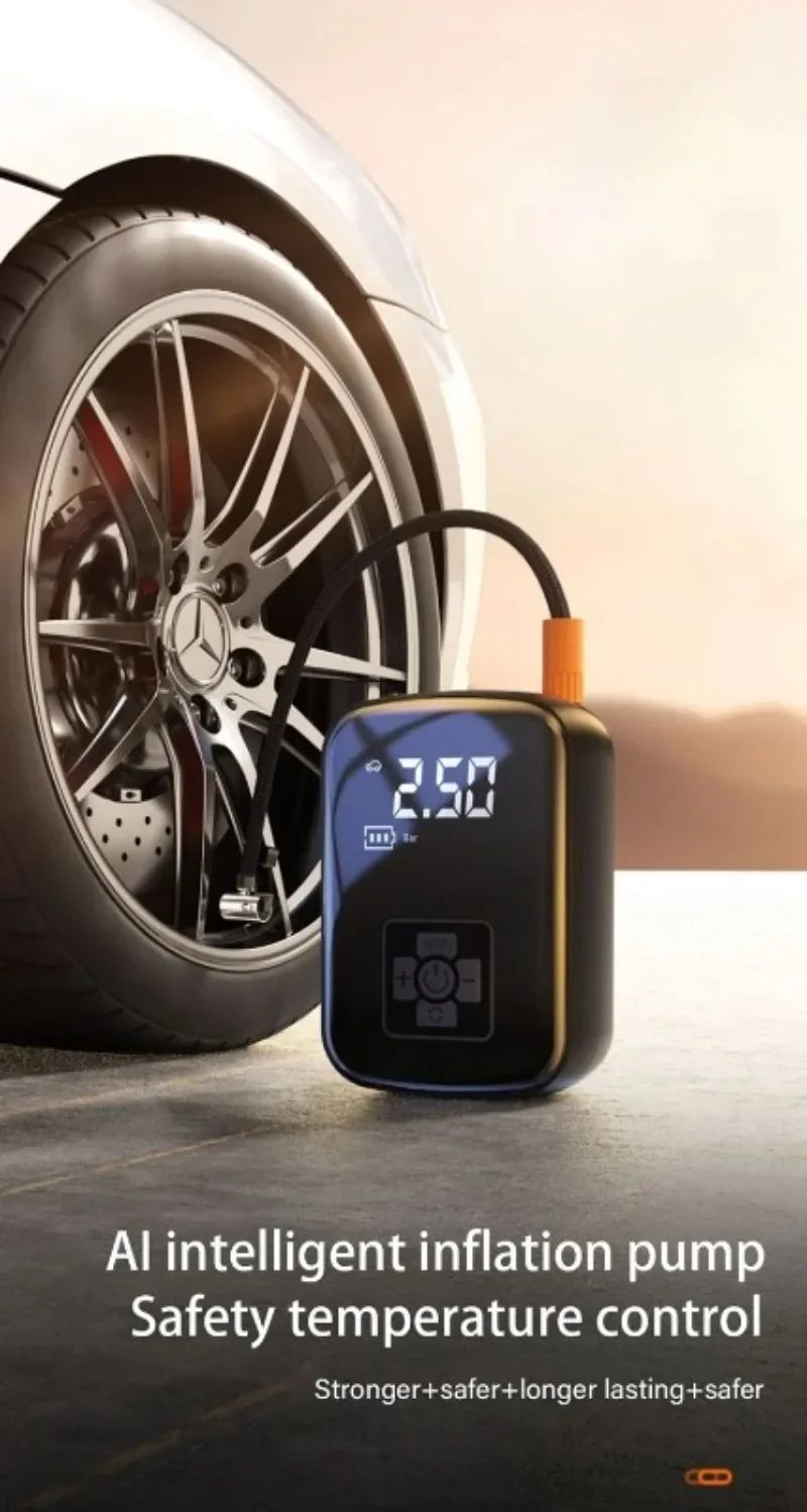 Portable Wireless Car Tyre Inflator Pump