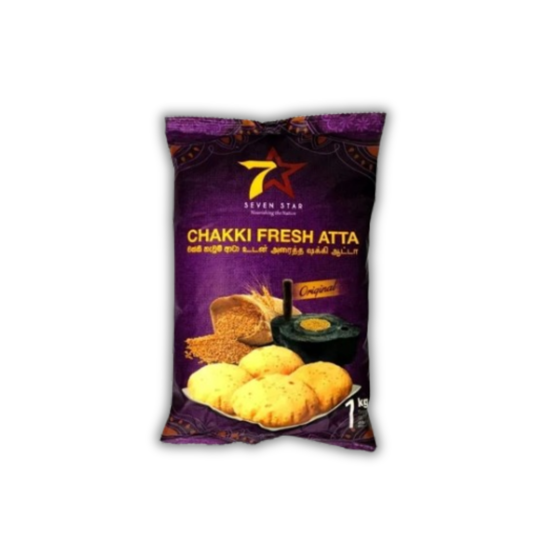 Seven Star Chakki Fresh Atta 1kg