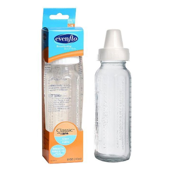 Evenflo glass bottle 240ml