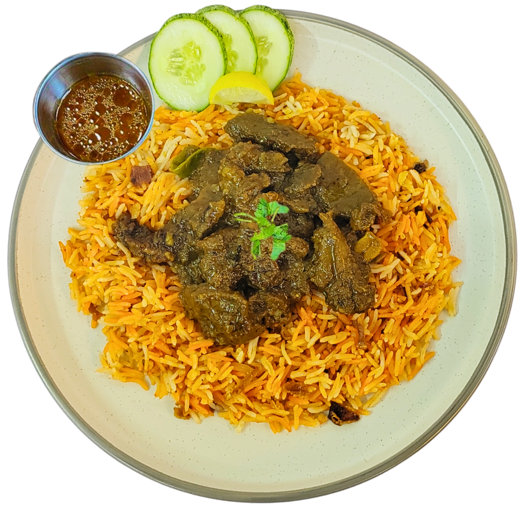 Nasi Biryani Kambing (Mutton Biryani)