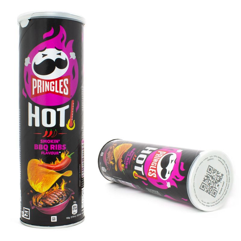 🌶️ Pringles Hot BBQ Ribs Flavour