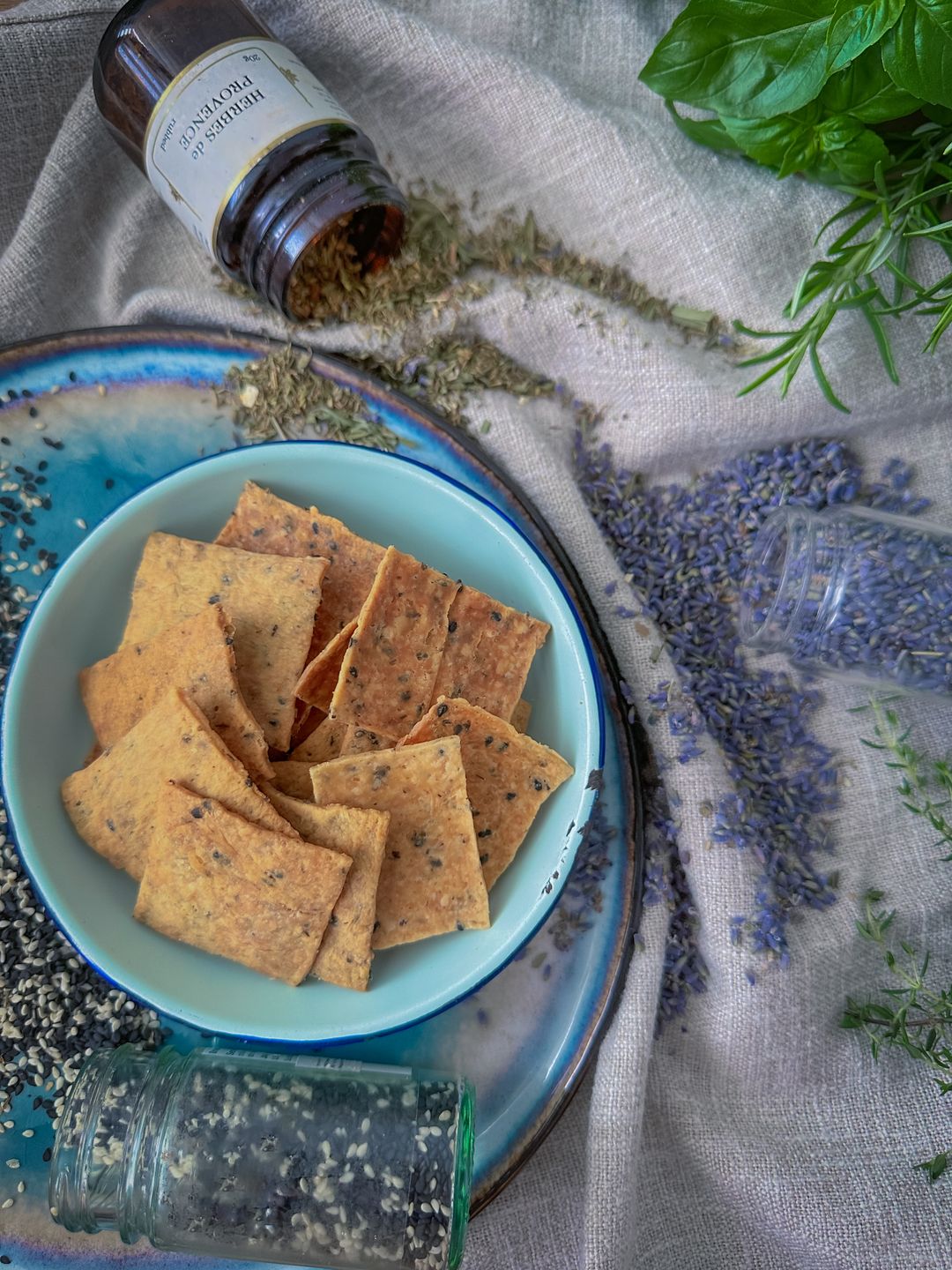 Herbes de Provence with Sesame Seeds