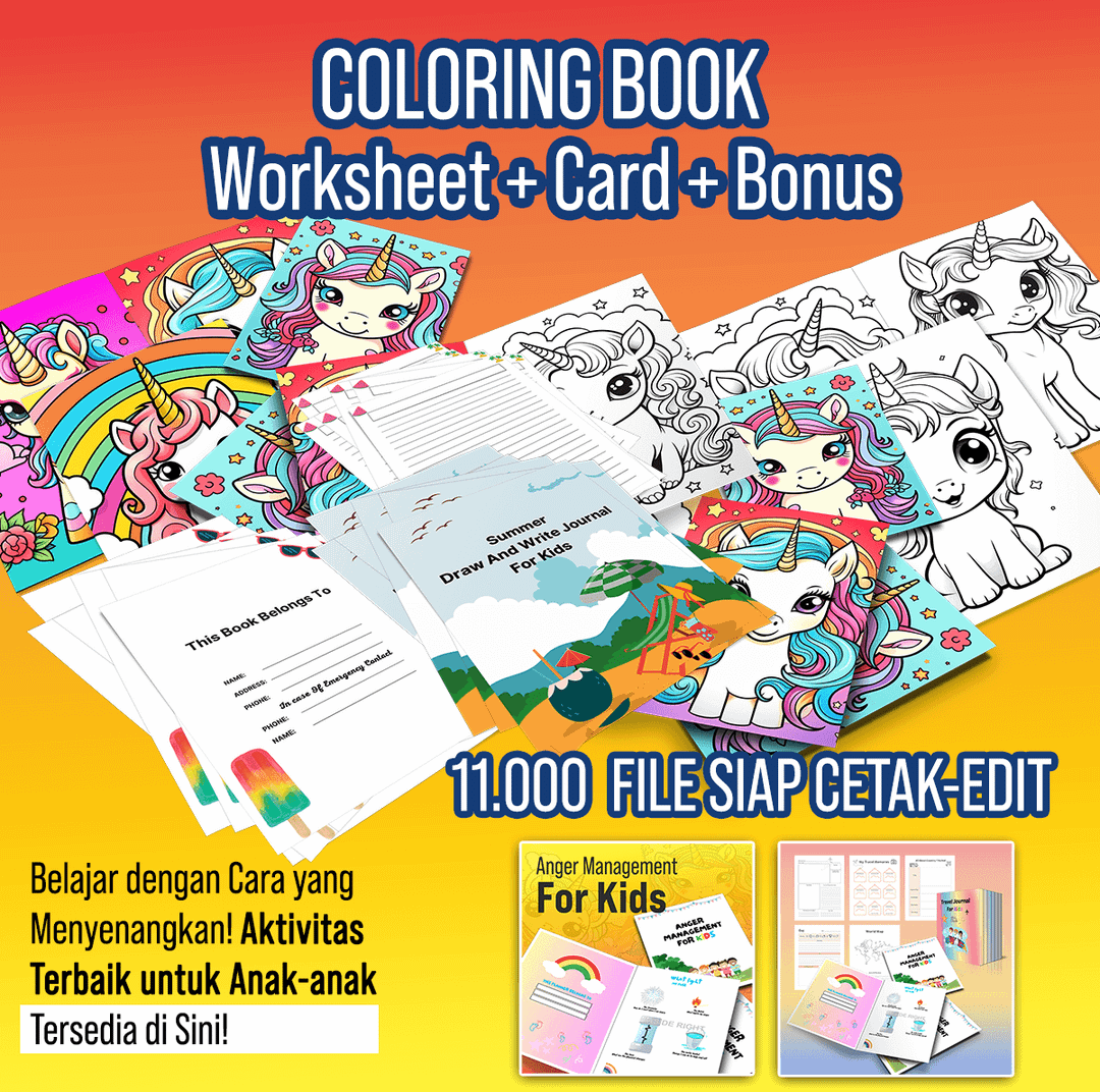 11.000 Coloring Kids - "PLR File"