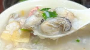 冬菇生蚝海鲜粥（山珍海味）Bubur Lautan Tiram/Oyster