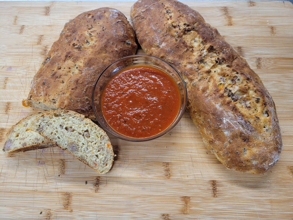 Sausage & Pepper Bread