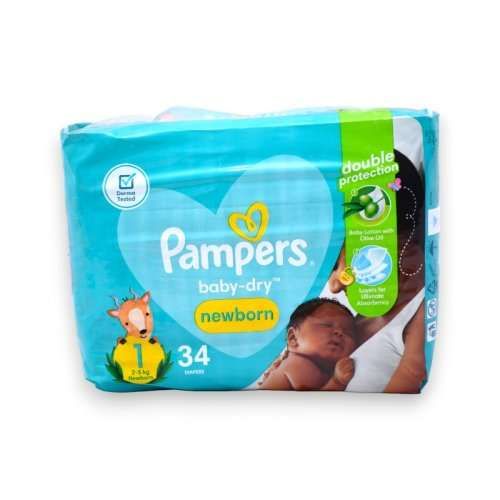 Pampers Pants Size 1 (2-5Kg), Newborn Baby-dry