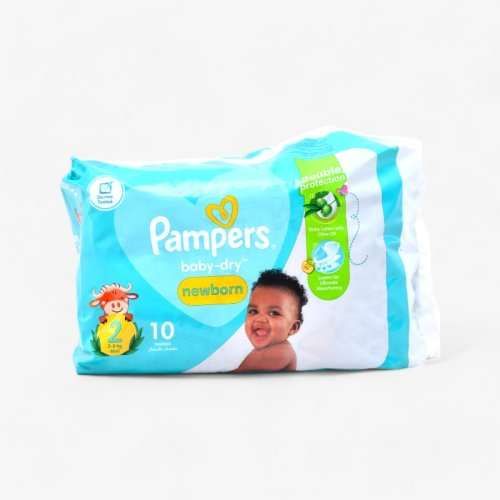 Pampers Baby Dry, Newborn Size 2 (3-8Kg)