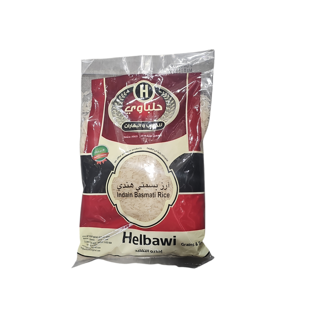 HELBAWI INDIAN BASMATI RICE 900G