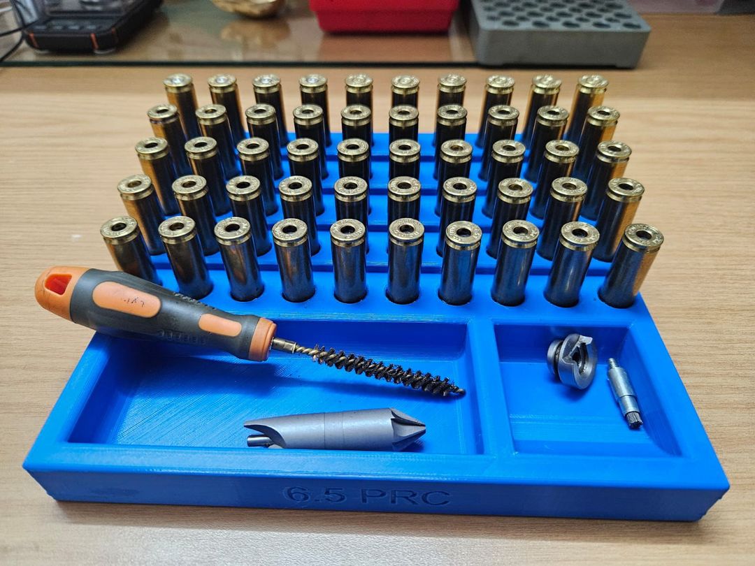 Reloading tray for 6.5 PRC