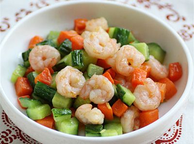 SHRIMP WITH VEGETABLE