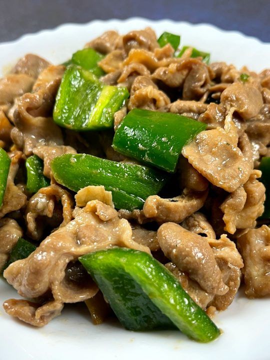 PORK WITH GREEN PEPPER