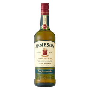 Jameson Irish Whiskey Bottle 750ml