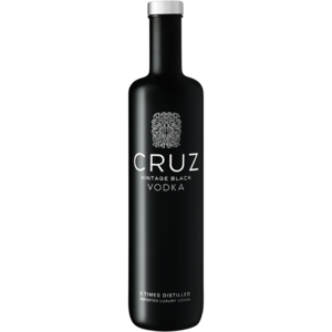 Cruz Vintage Black Vodka Bottle 750ml