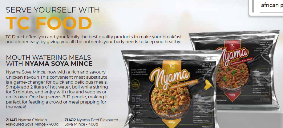 Nyama Chicken Flavoured Soya Mince - 400g